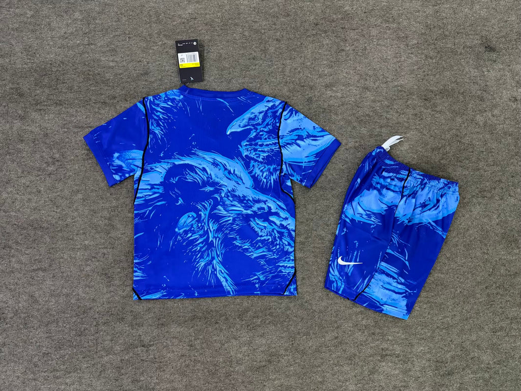 Kids England Goal Keeper 2026 World Cup Kit (Blue)