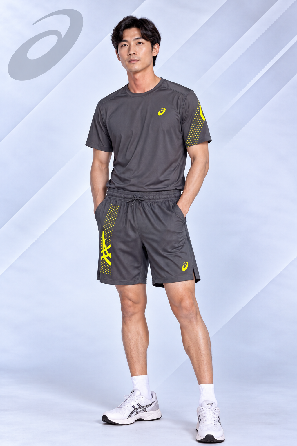 ASICS T-SHIRT AND SHORTS SETS