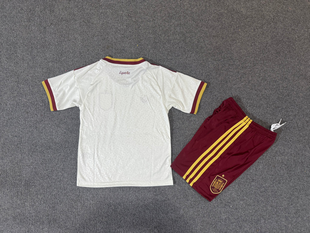 Kids Spain Away 2026 World Cup Kit