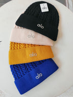 Alo Luxe Cable Knit Beanie