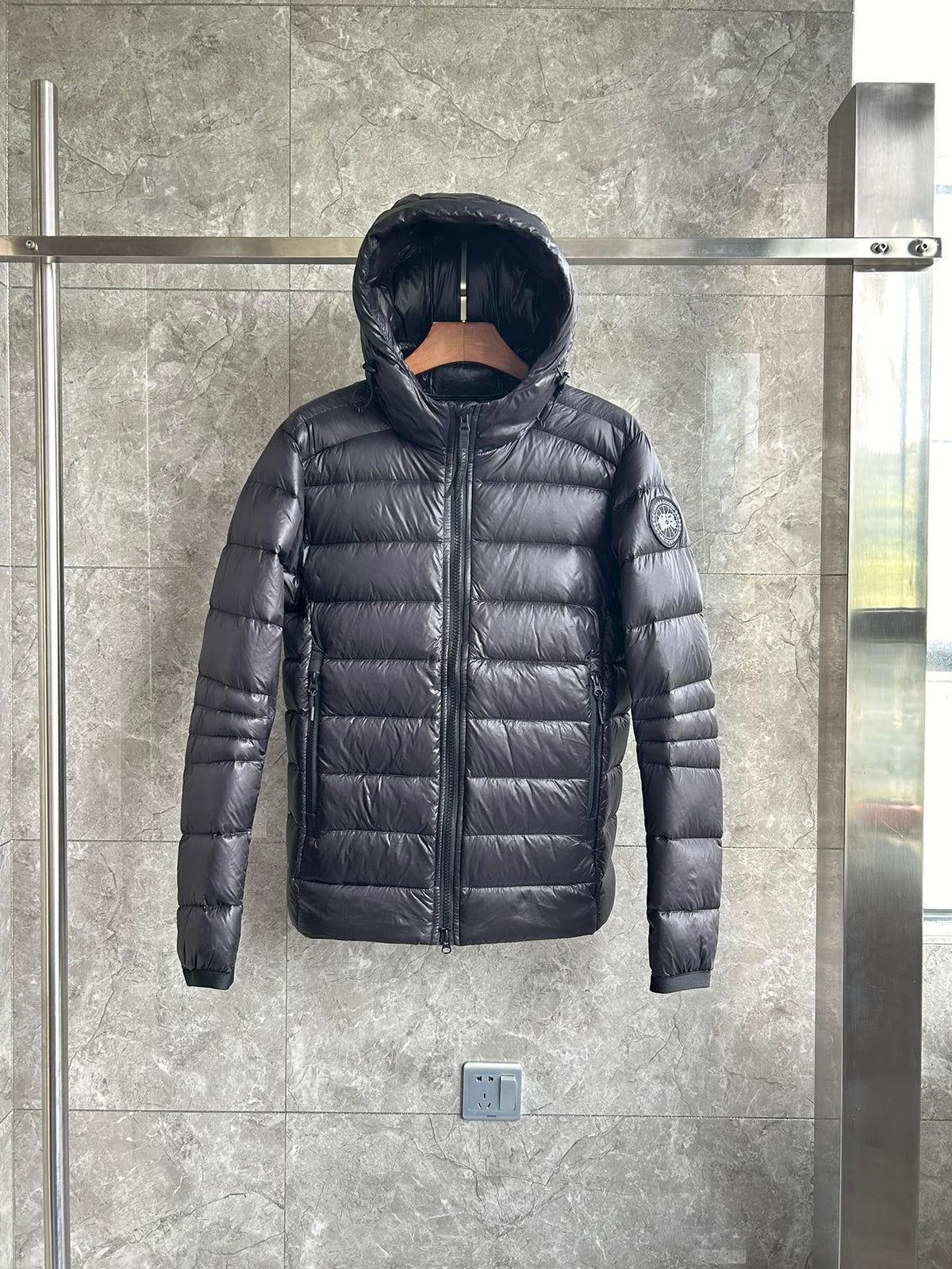Canada Goose Crofton Black Label Puffer Jacket – Black