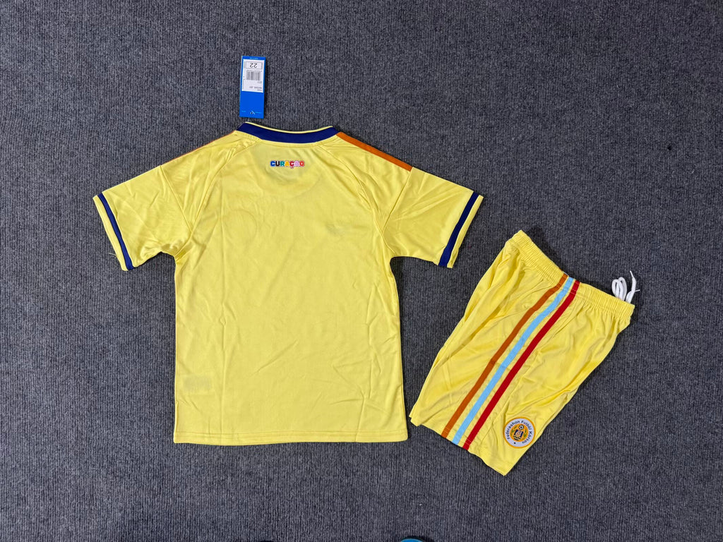 Kids Curucao Away 2026 World Cup Kit