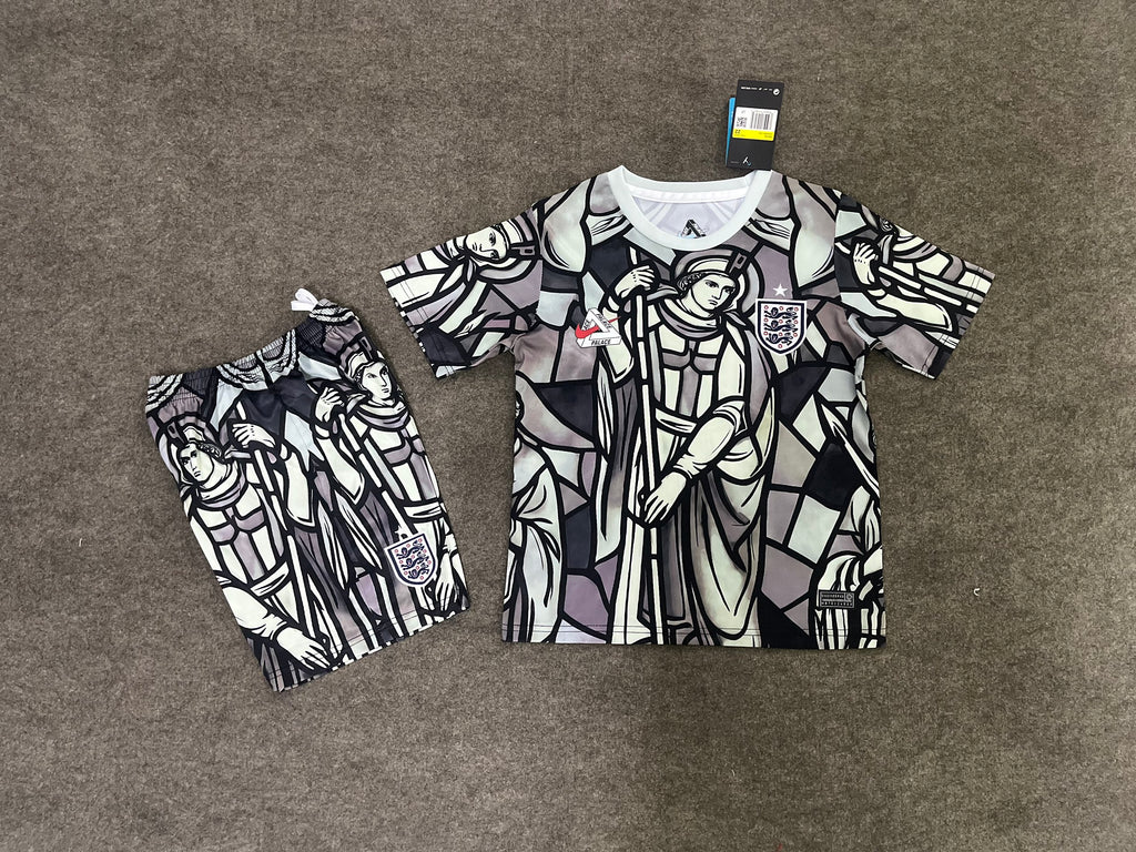 Kids England x Palace Jersey 2026 World Cup Kit
