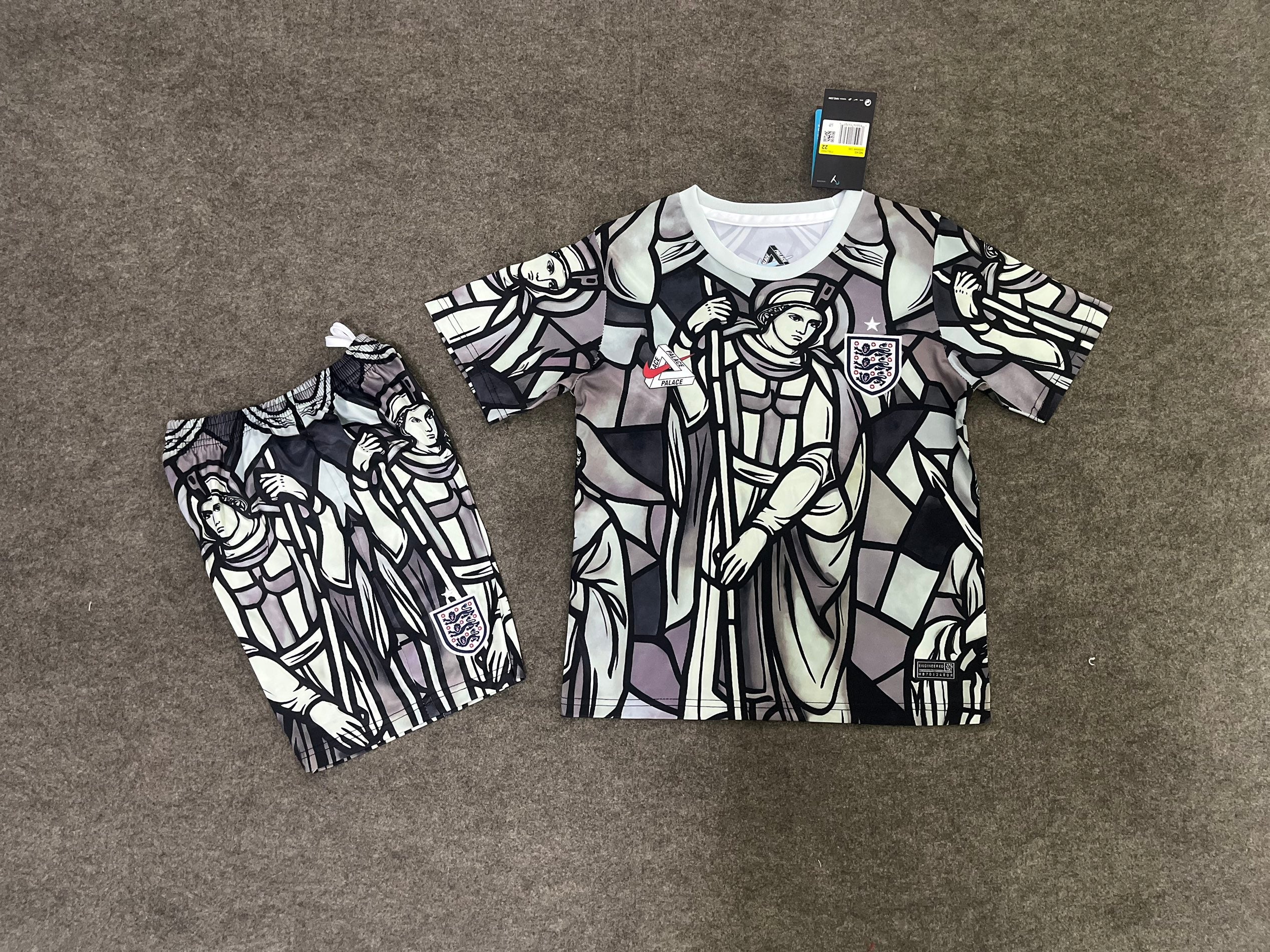 Kids England x Palace Jersey 2026 World Cup Kit