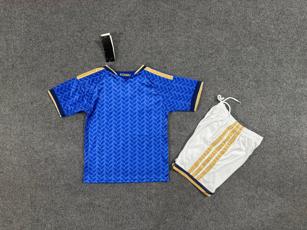 Kids Italy Home 2026 World Cup Kit