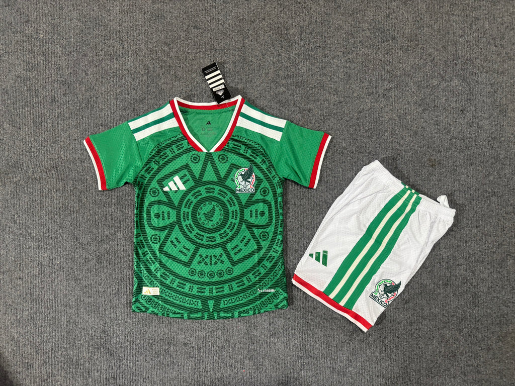 Kids Mexico Home 2026 World Cup Kit