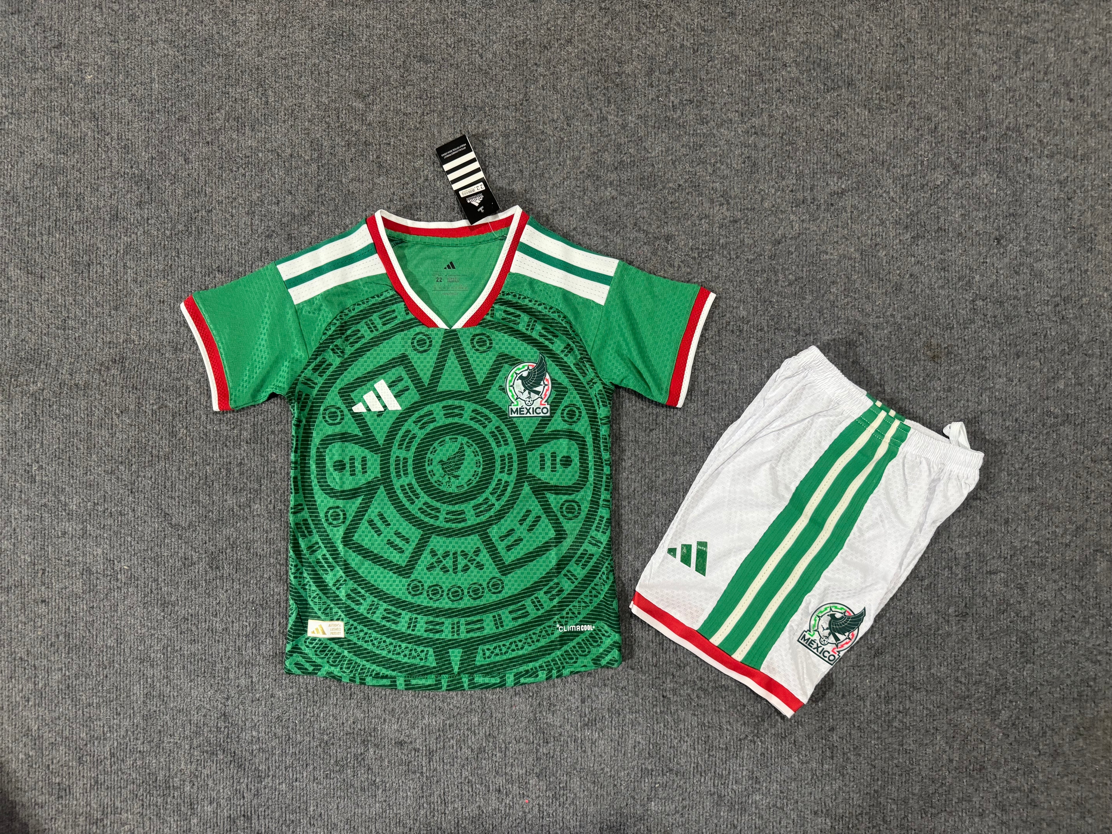 Kids Mexico Home 2026 World Cup Kit