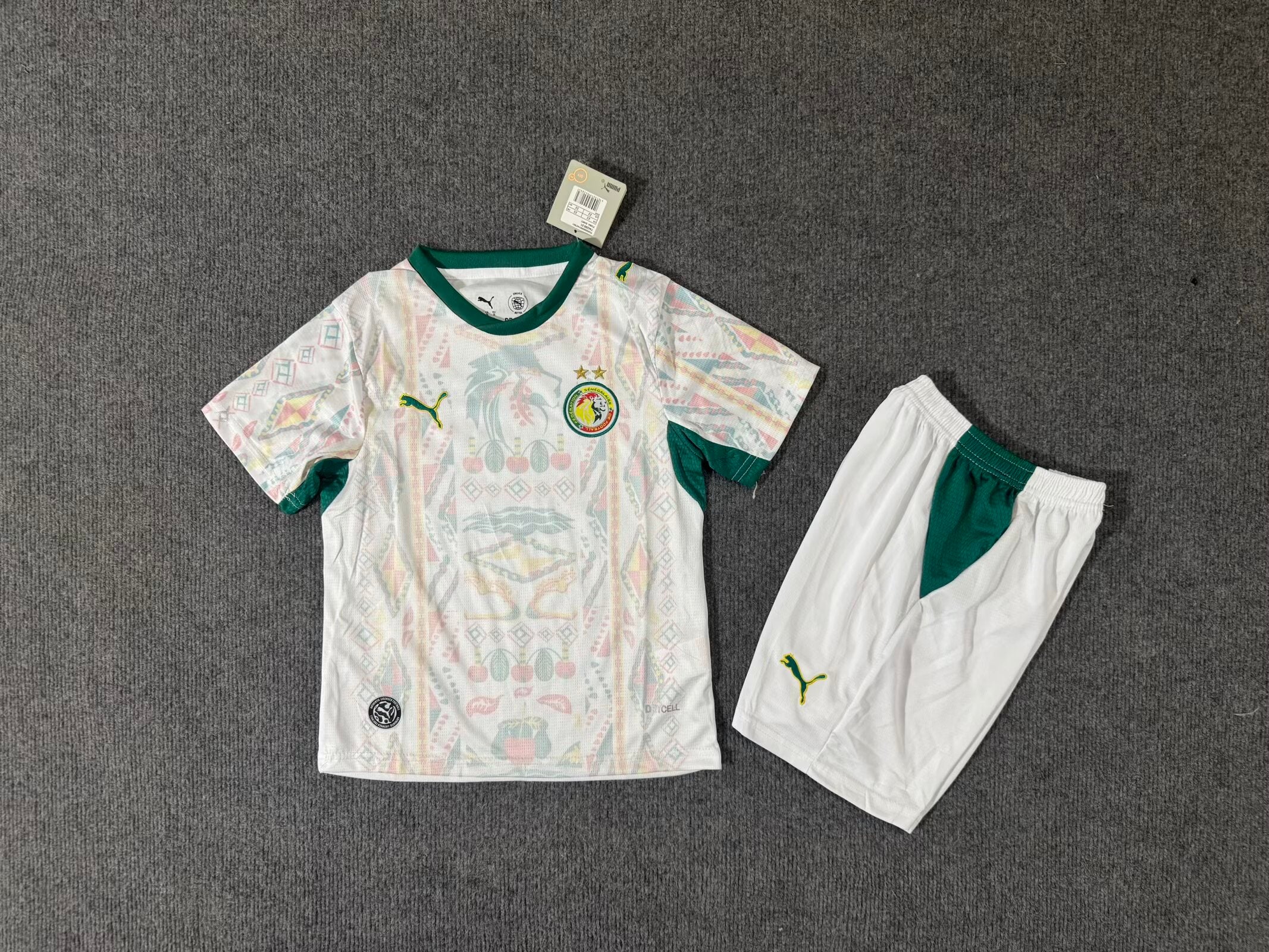 Kids Senegal Home 2026 World Cup Kit