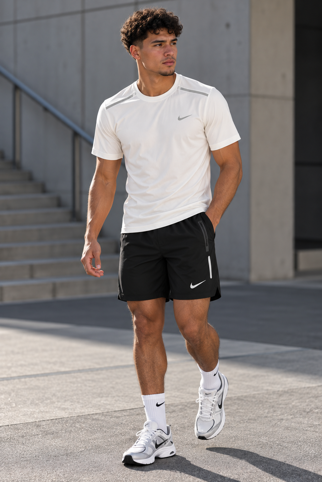 Nike Miler Dri-FIT T-Shirt & Shorts Set