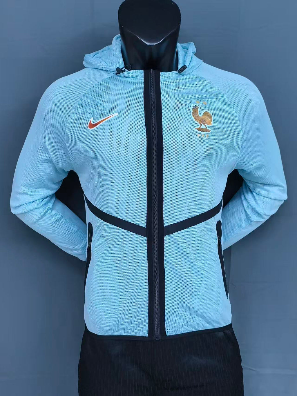 France International Football Jacket (Light Blue)