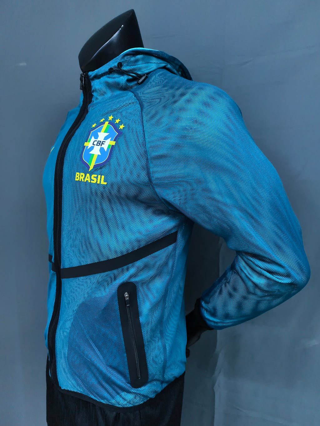 Brazil International Football Jacket (Blue)