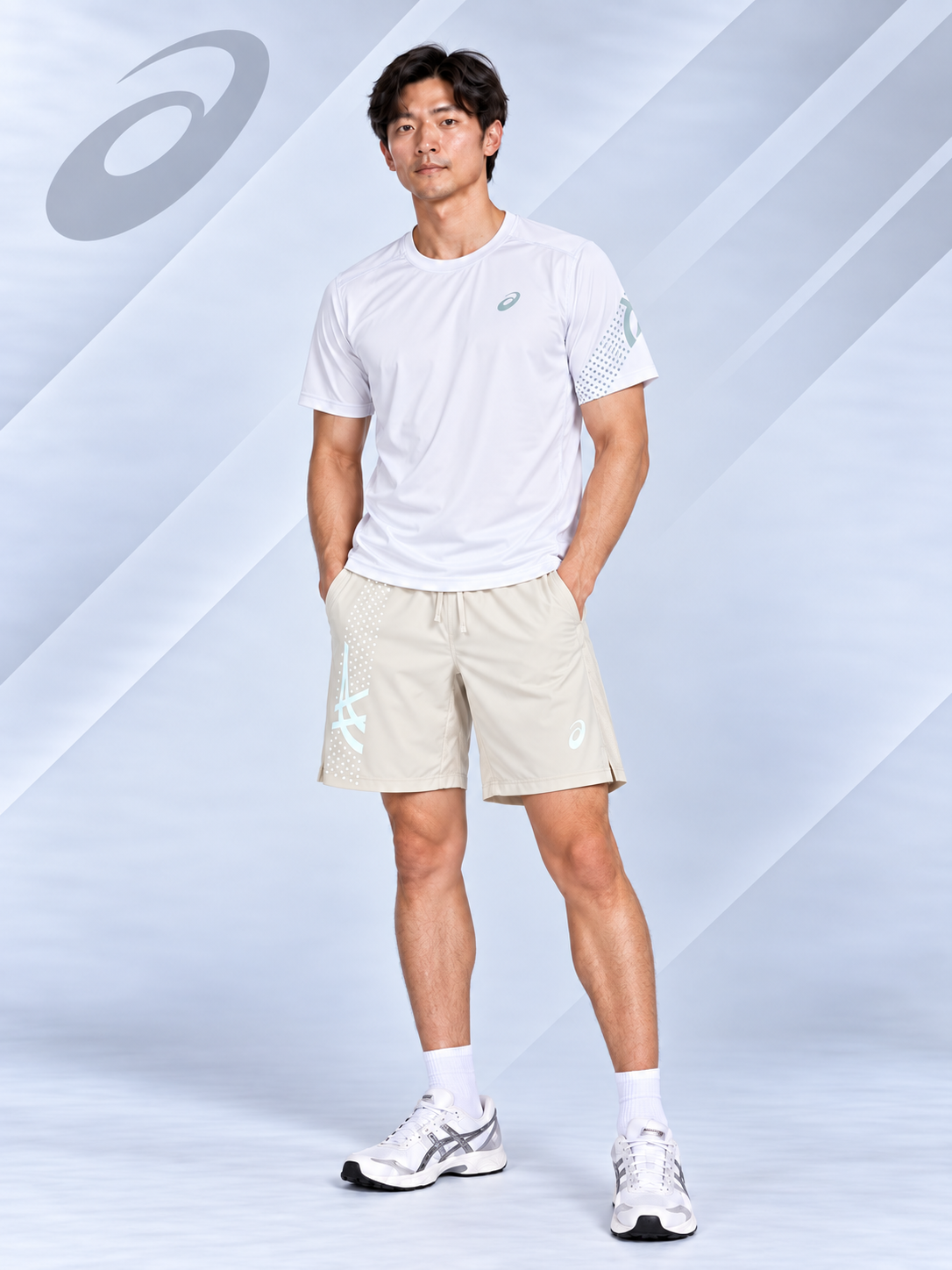 ASICS T-SHIRT AND SHORTS SETS