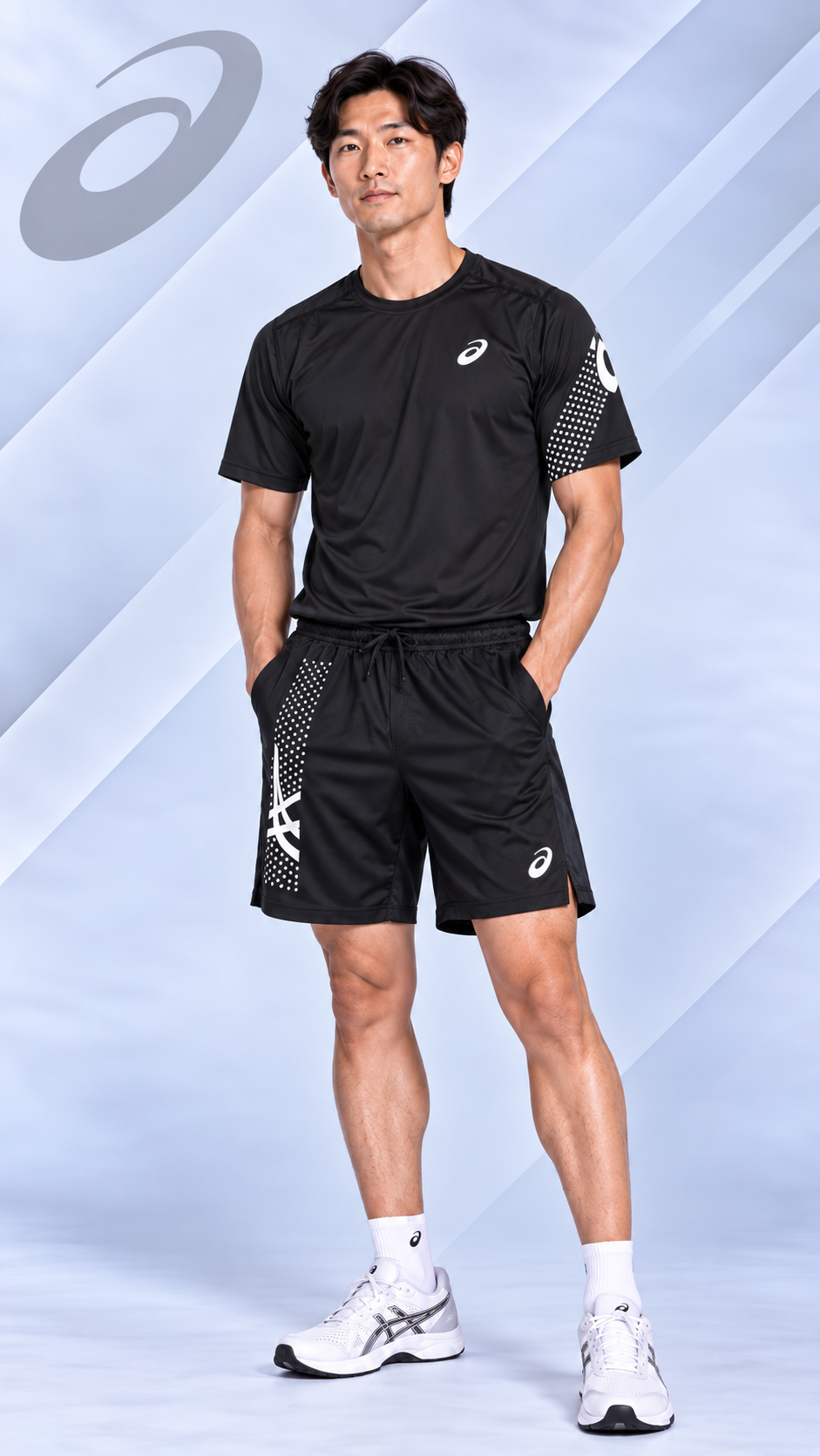 ASICS T-SHIRT AND SHORTS SETS