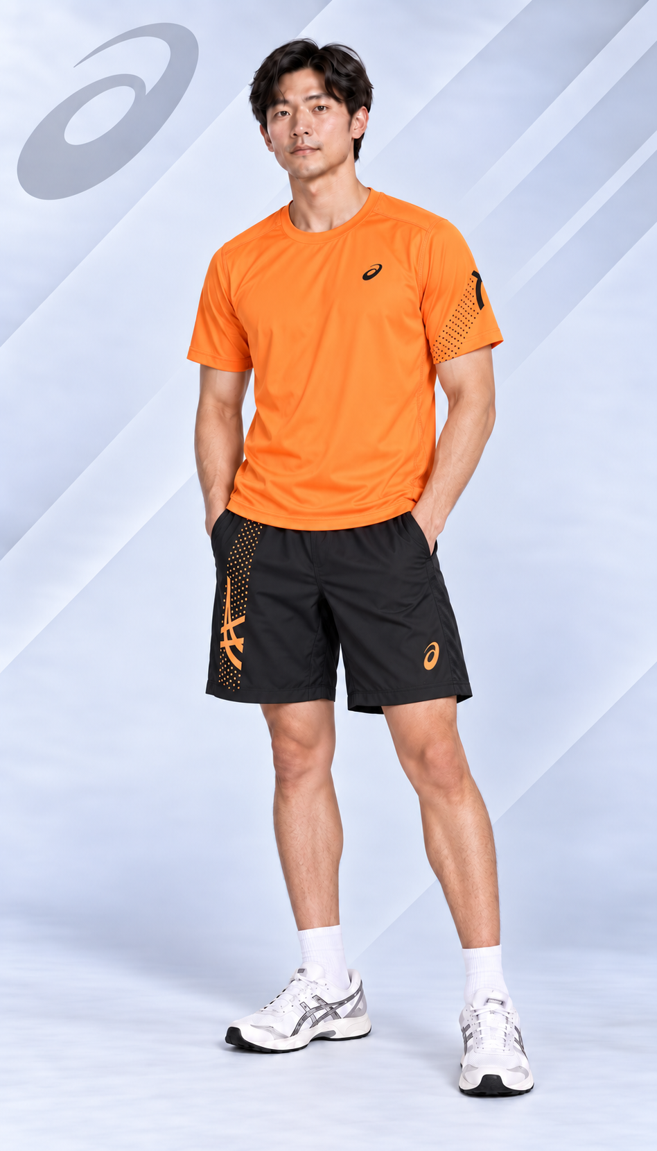 ASICS T-SHIRT AND SHORTS SETS