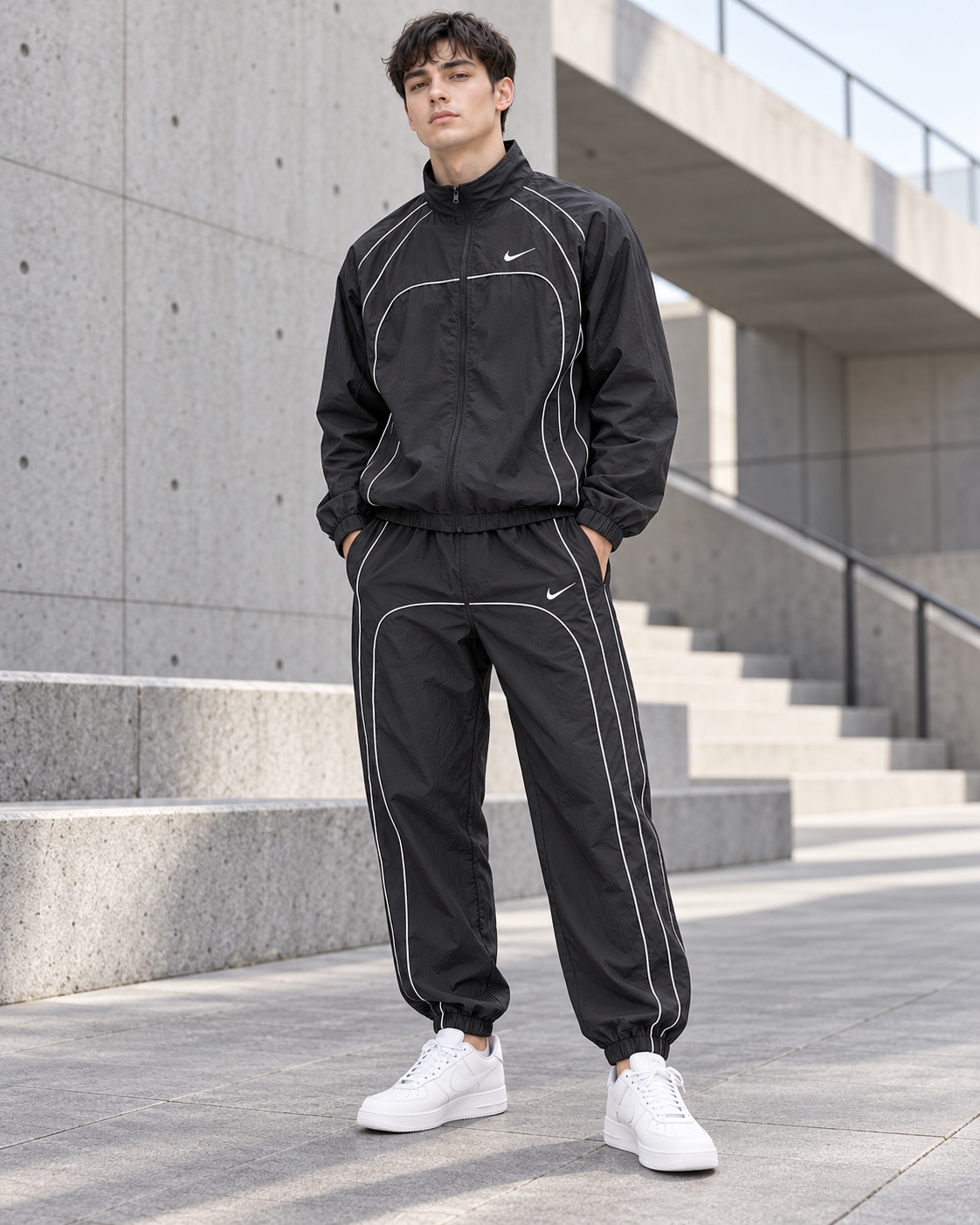 Nike Reflective Piped Tracksuit