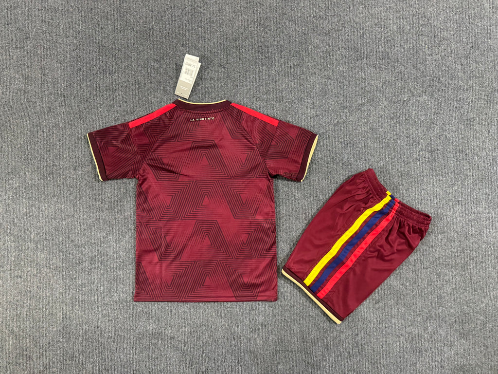 Kids Venezuela Home 2026 World Cup Kit