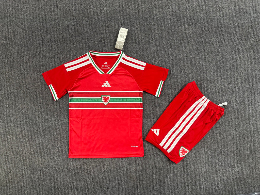 Kids Wales Home 2026 World Cup Kit