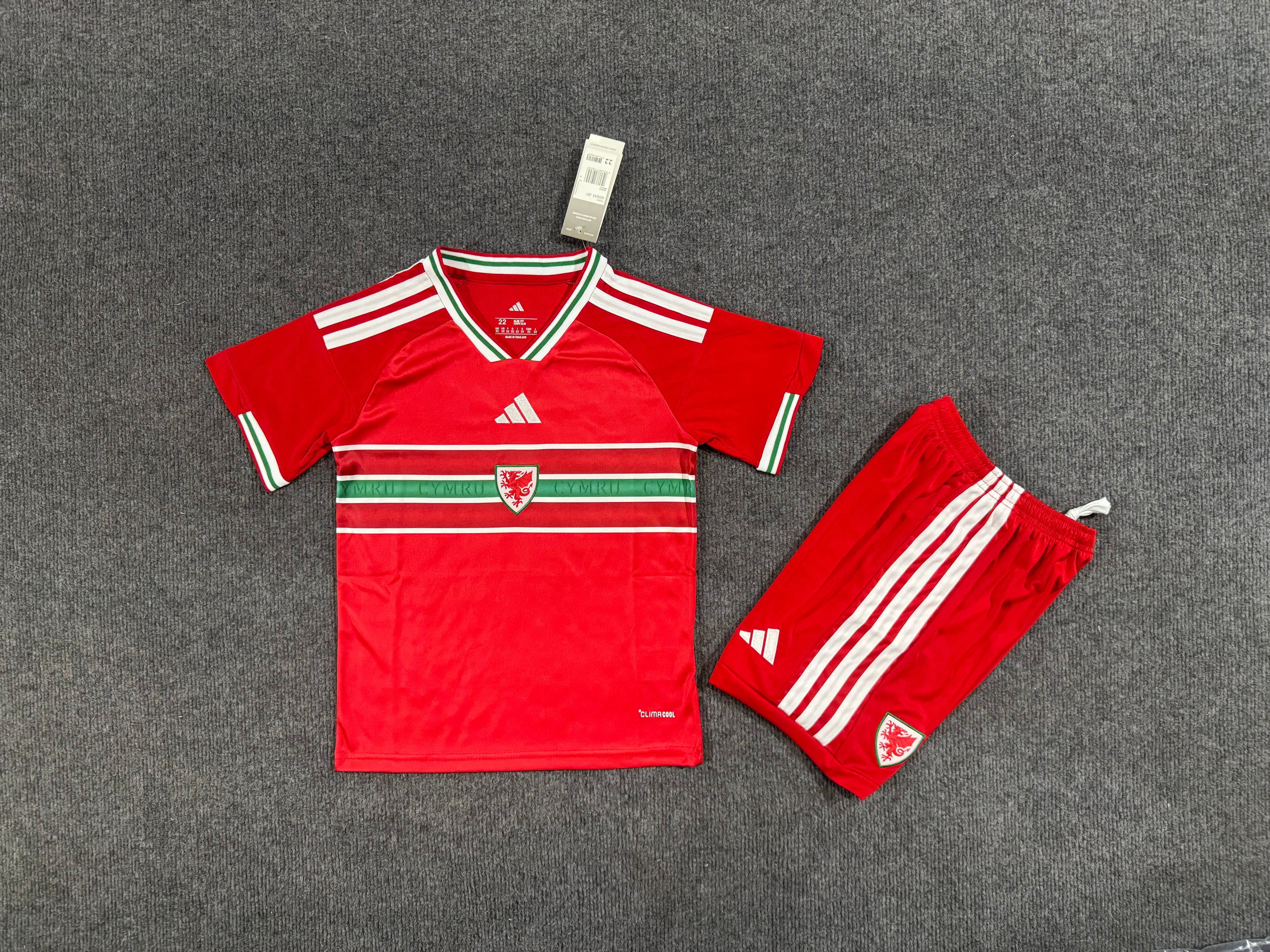 Kids Wales Home 2026 World Cup Kit