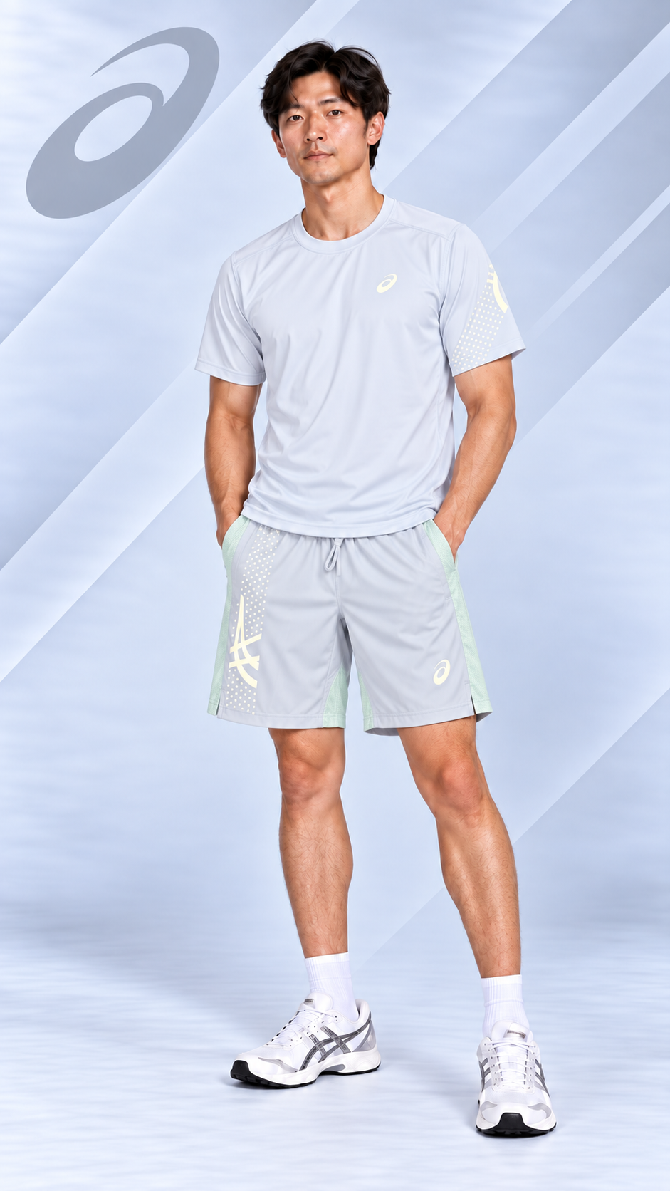 ASICS T-SHIRT AND SHORTS SETS