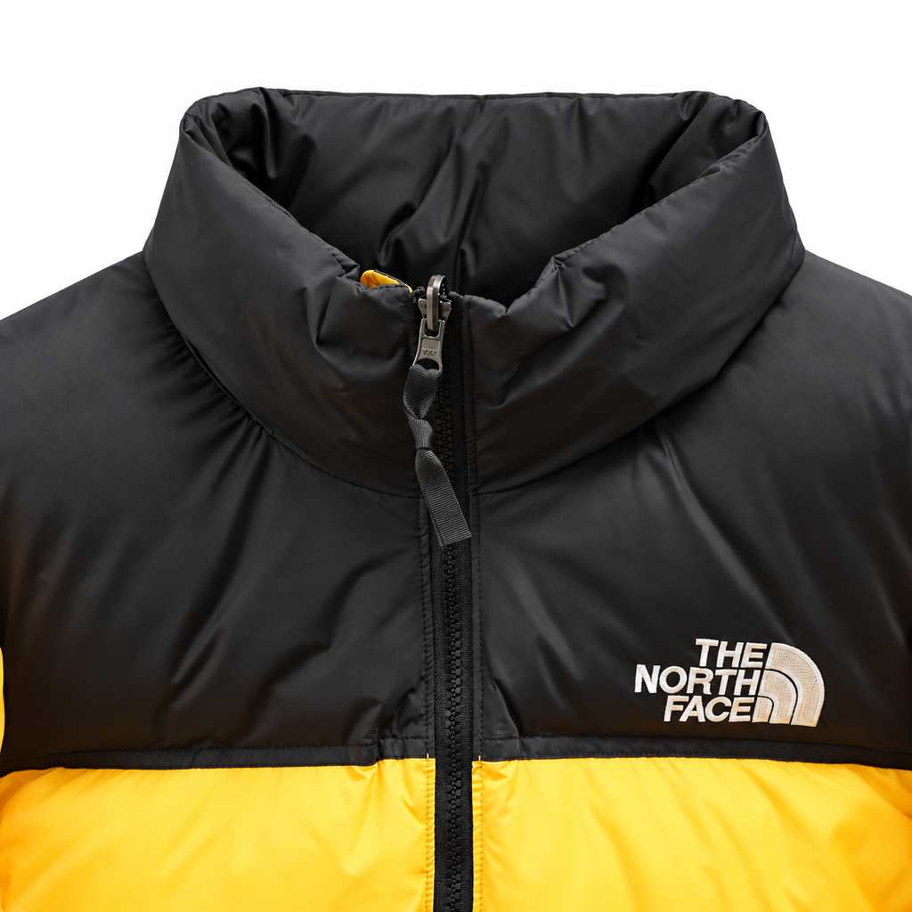 The North Face Men's 1996 Retro Nuptse Jacket - Black yellow