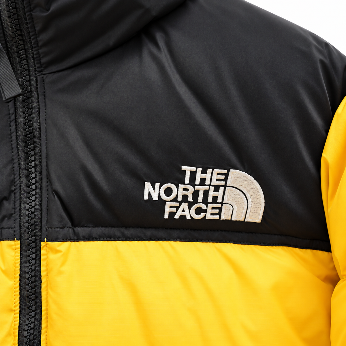 The North Face Men's 1996 Retro Nuptse Jacket - Black yellow