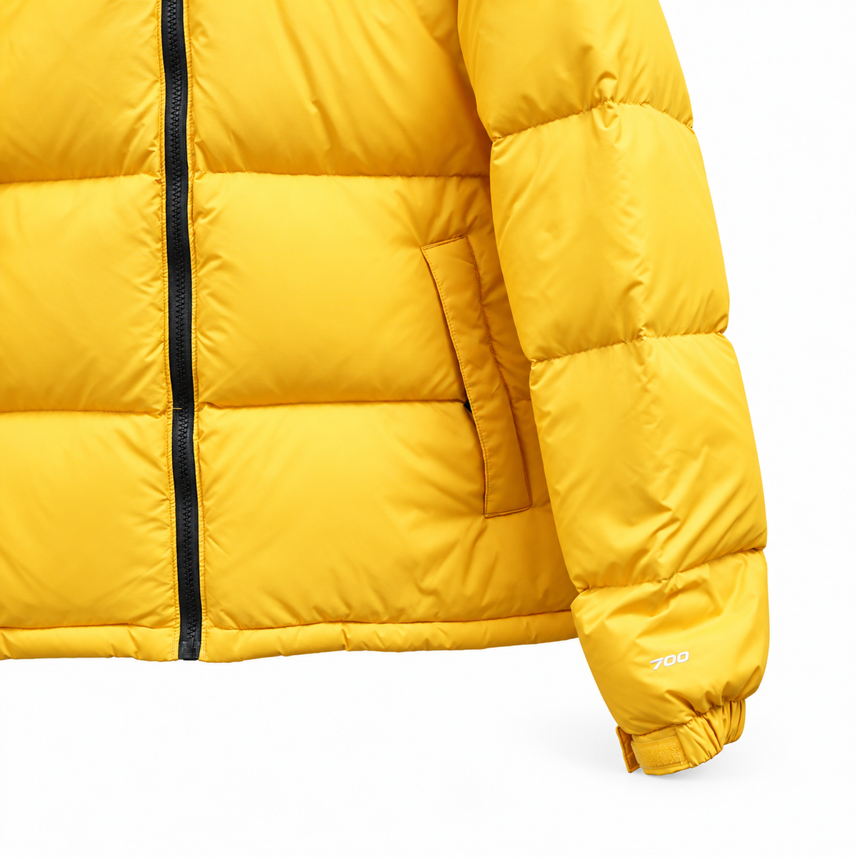 The North Face Men's 1996 Retro Nuptse Jacket - Black yellow