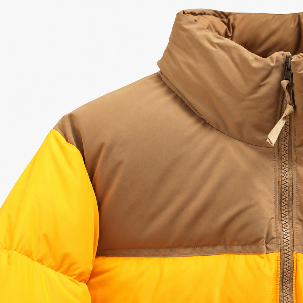 The North Face Men's 1996 Retro Nuptse Jacket - Brown Yellow