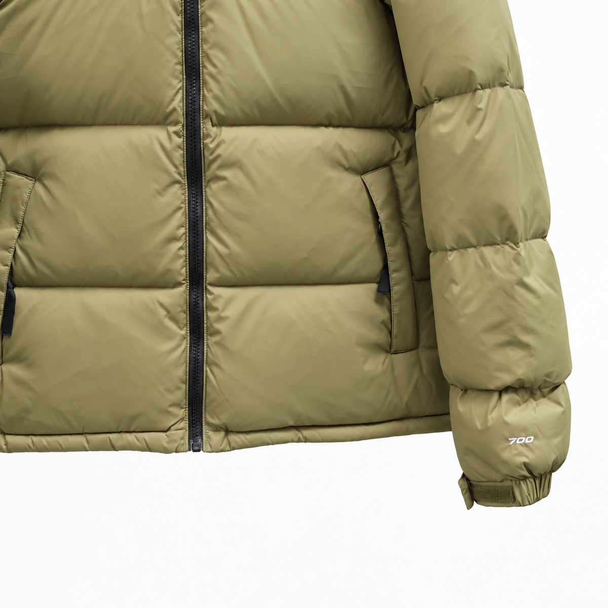 The North Face Men's 1996 Retro Nuptse Jacket - Black Khaki