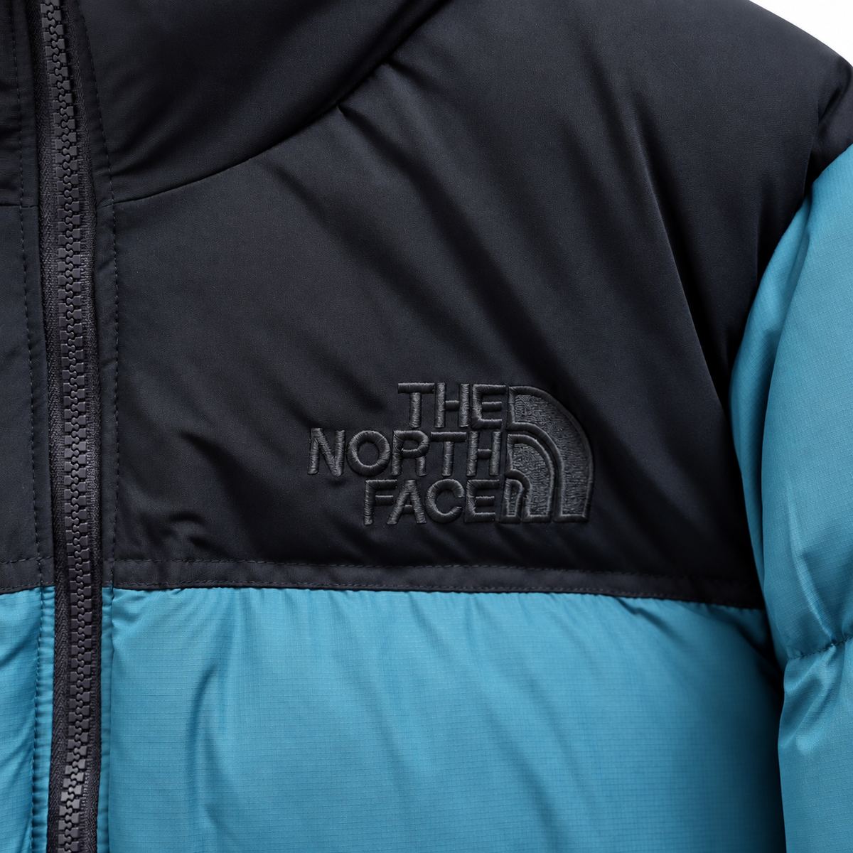 The North Face Men's 1996 Retro Nuptse Jacket - Navy Blue Turquoise