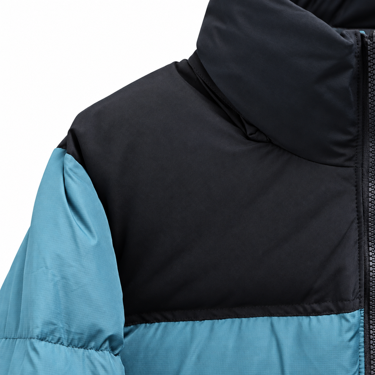 The North Face Men's 1996 Retro Nuptse Jacket - Navy Blue Turquoise