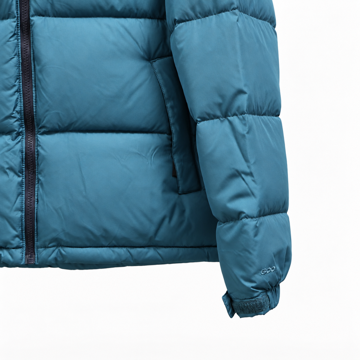 The North Face Men's 1996 Retro Nuptse Jacket - Navy Blue Turquoise