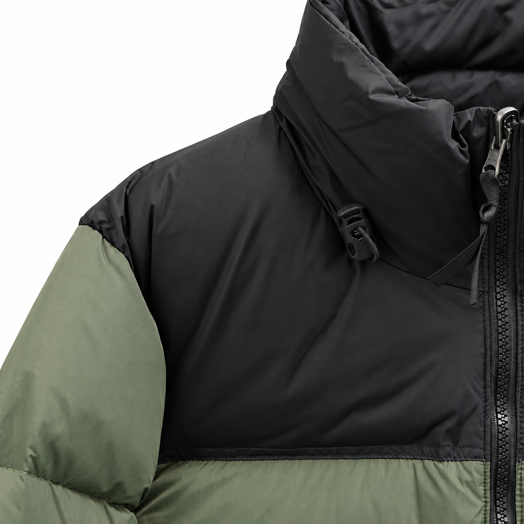 The North Face Men's 1996 Retro Nuptse Jacket - Black Olive Green
