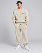 Essentials Script Logo Sweatshirt & Jogger Set