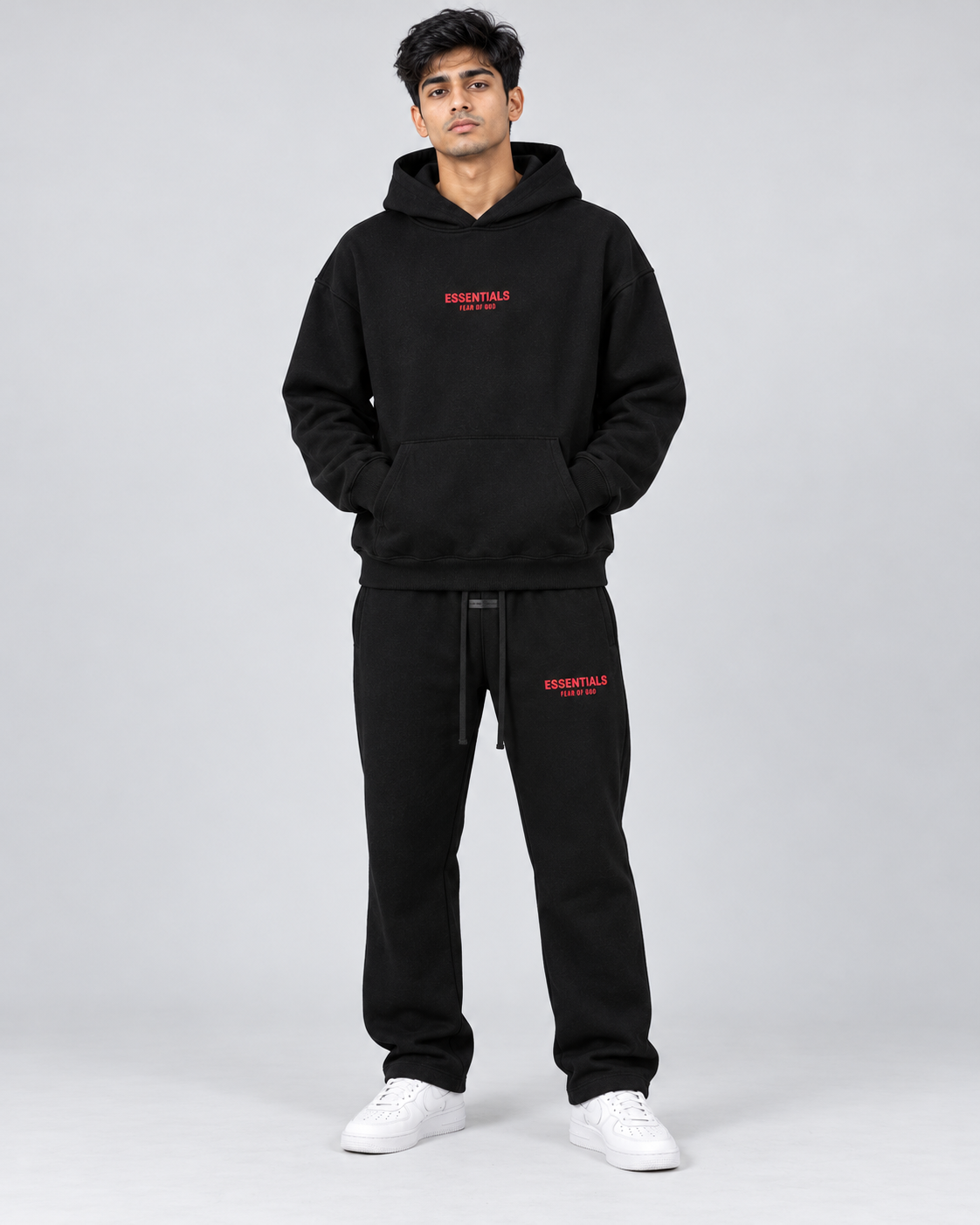 Essentials Small Logo Hoodie & Jogger Set
