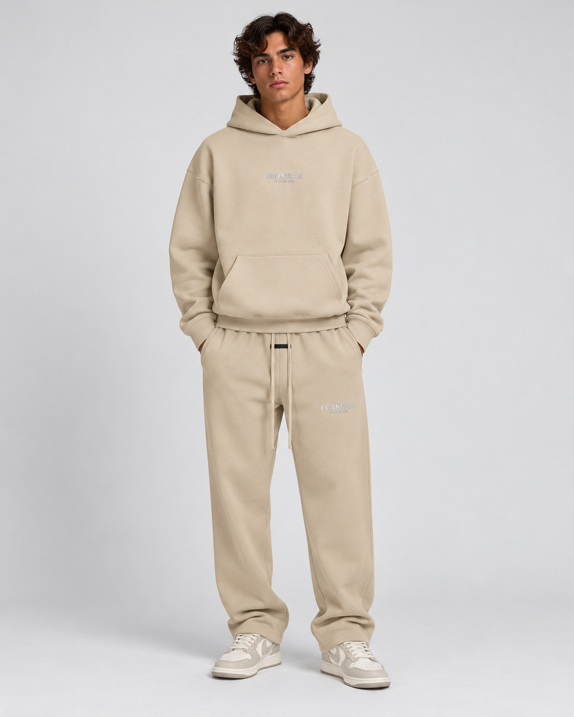 Essentials Small Logo Hoodie & Jogger Set