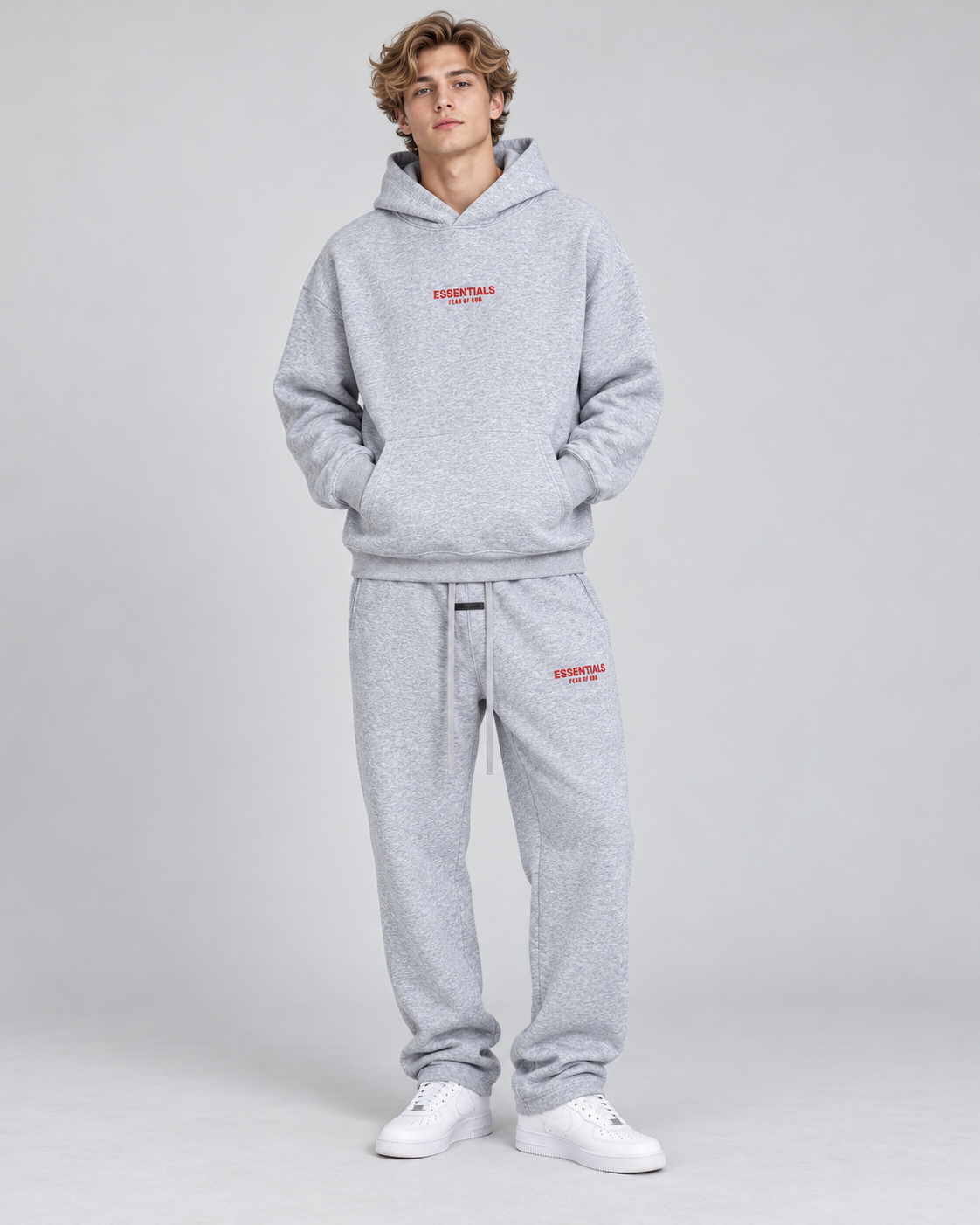 Essentials Small Logo Hoodie & Jogger Set