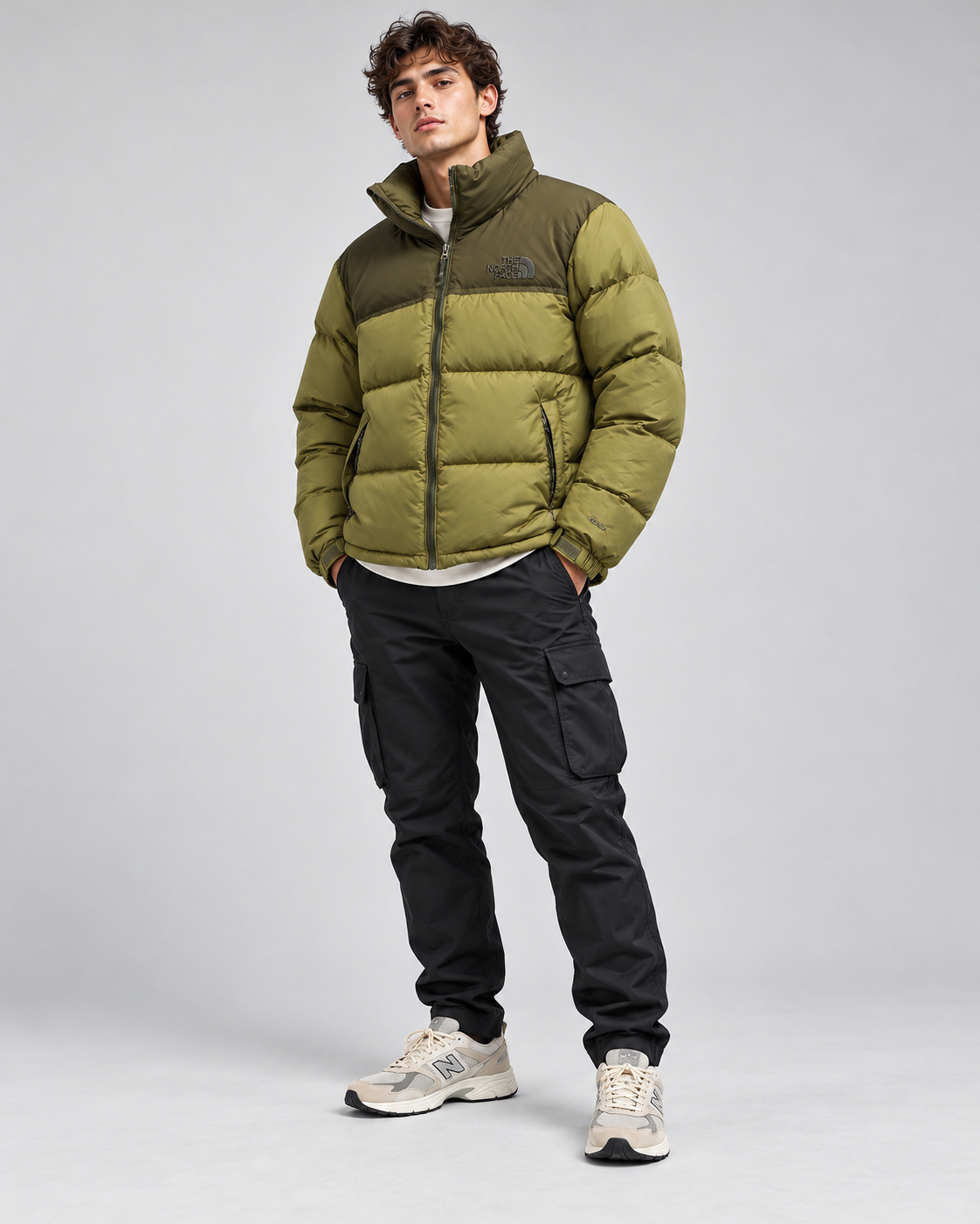 The North Face Men's 1996 Retro Nuptse Jacket - Olive Green Dark Green