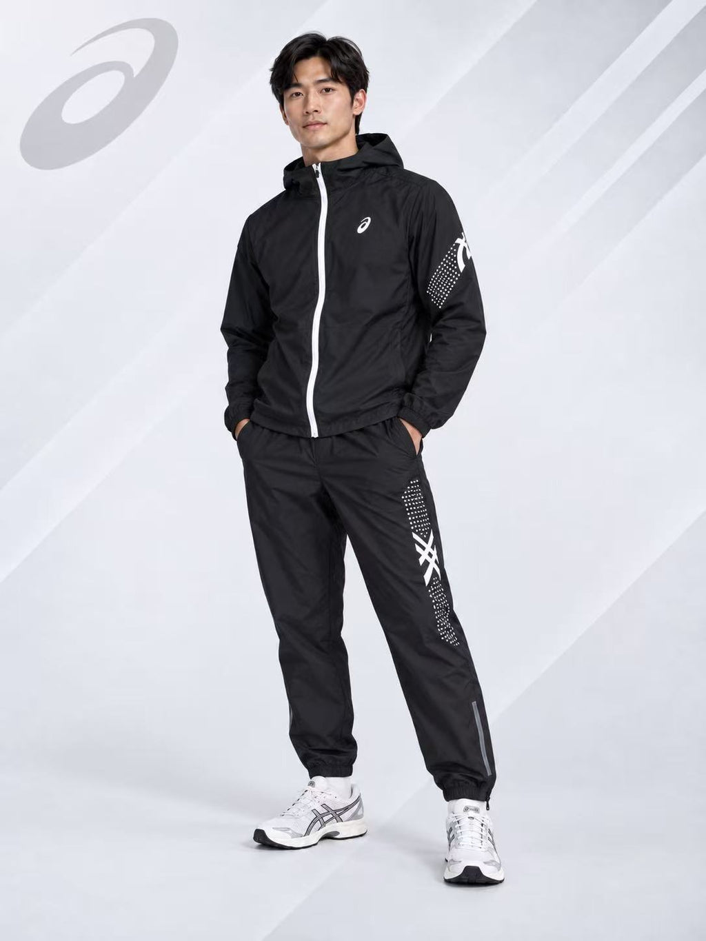 ASICS Lightweight Hooded Tracksuit