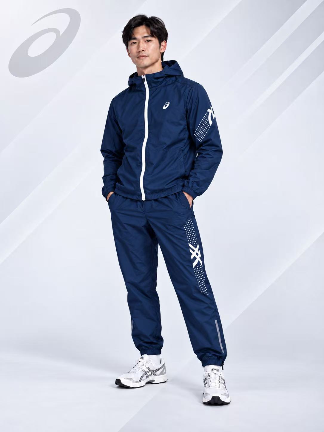 ASICS Lightweight Hooded Tracksuit