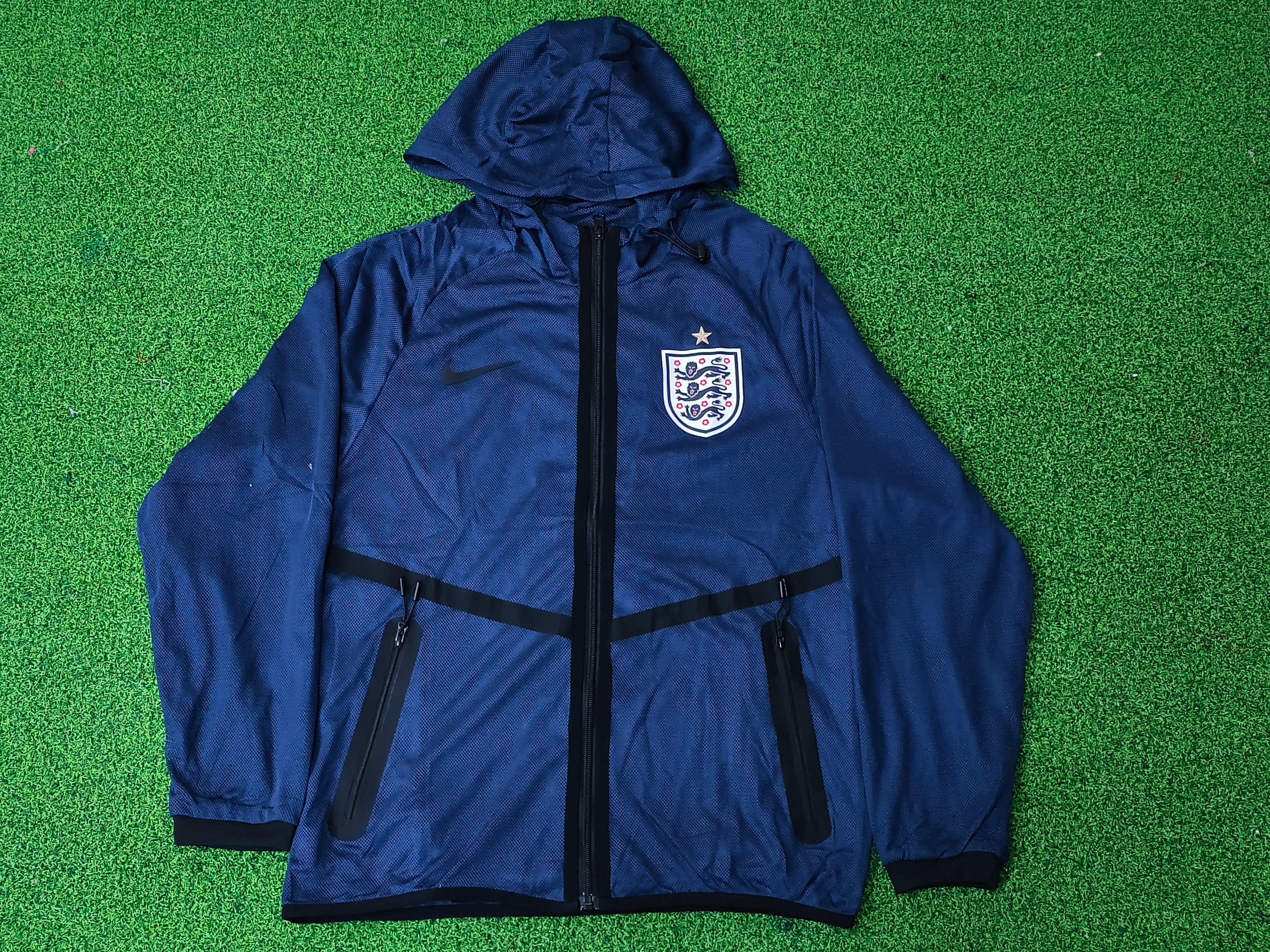 England International Football Jacket (Navy Blue)