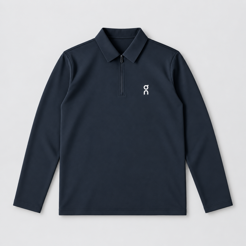 On Running Long Sleeve Quarter-Zip Polo Shirt