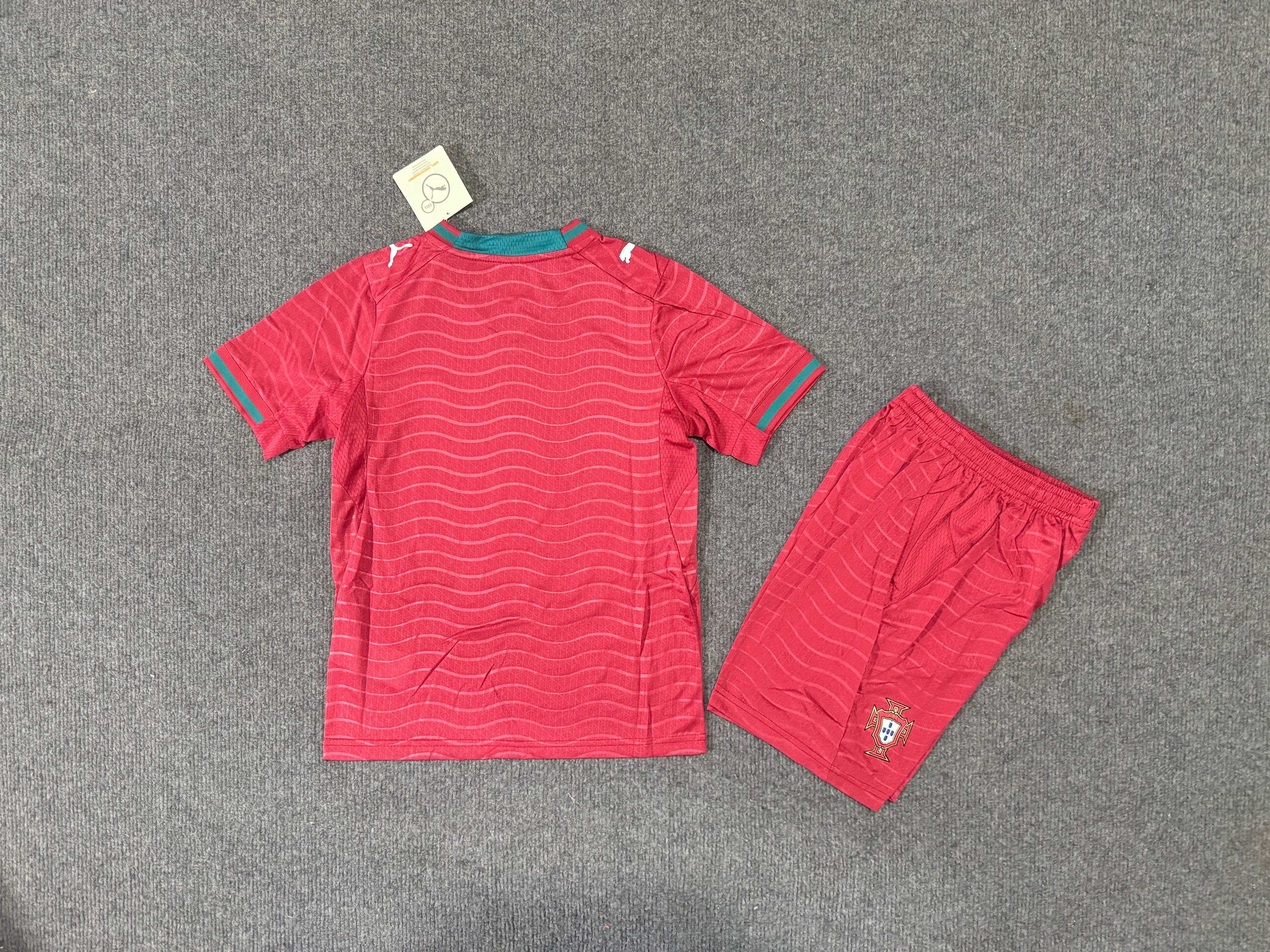 Kids Portugal Home 2026 World Cup Kit