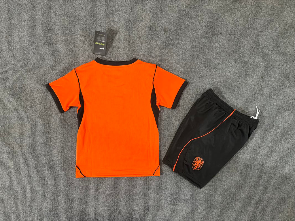 Kids Netherlands Home 2026 World Cup Kit