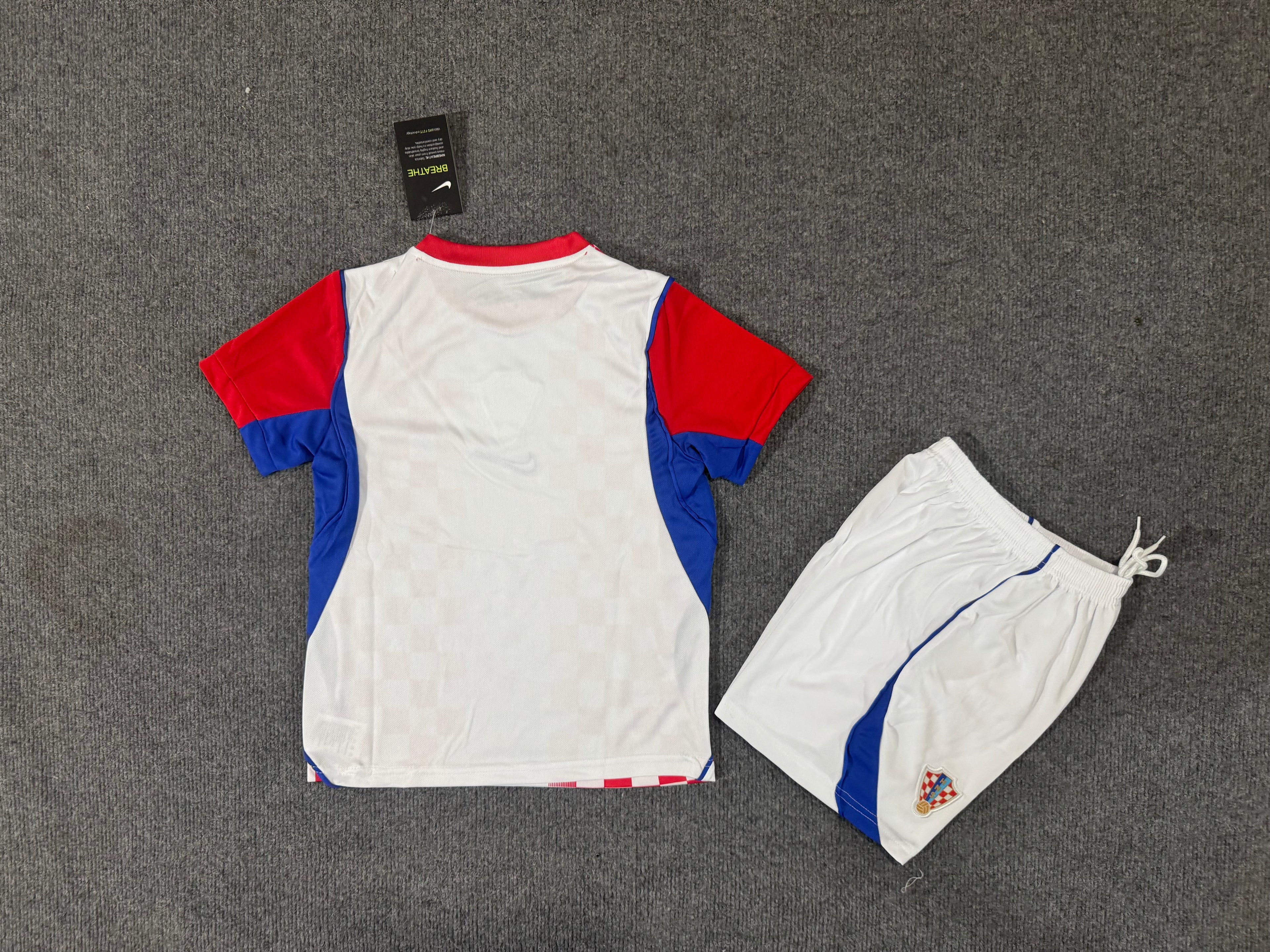 Kids Croatia Home 2026 World Cup Kit
