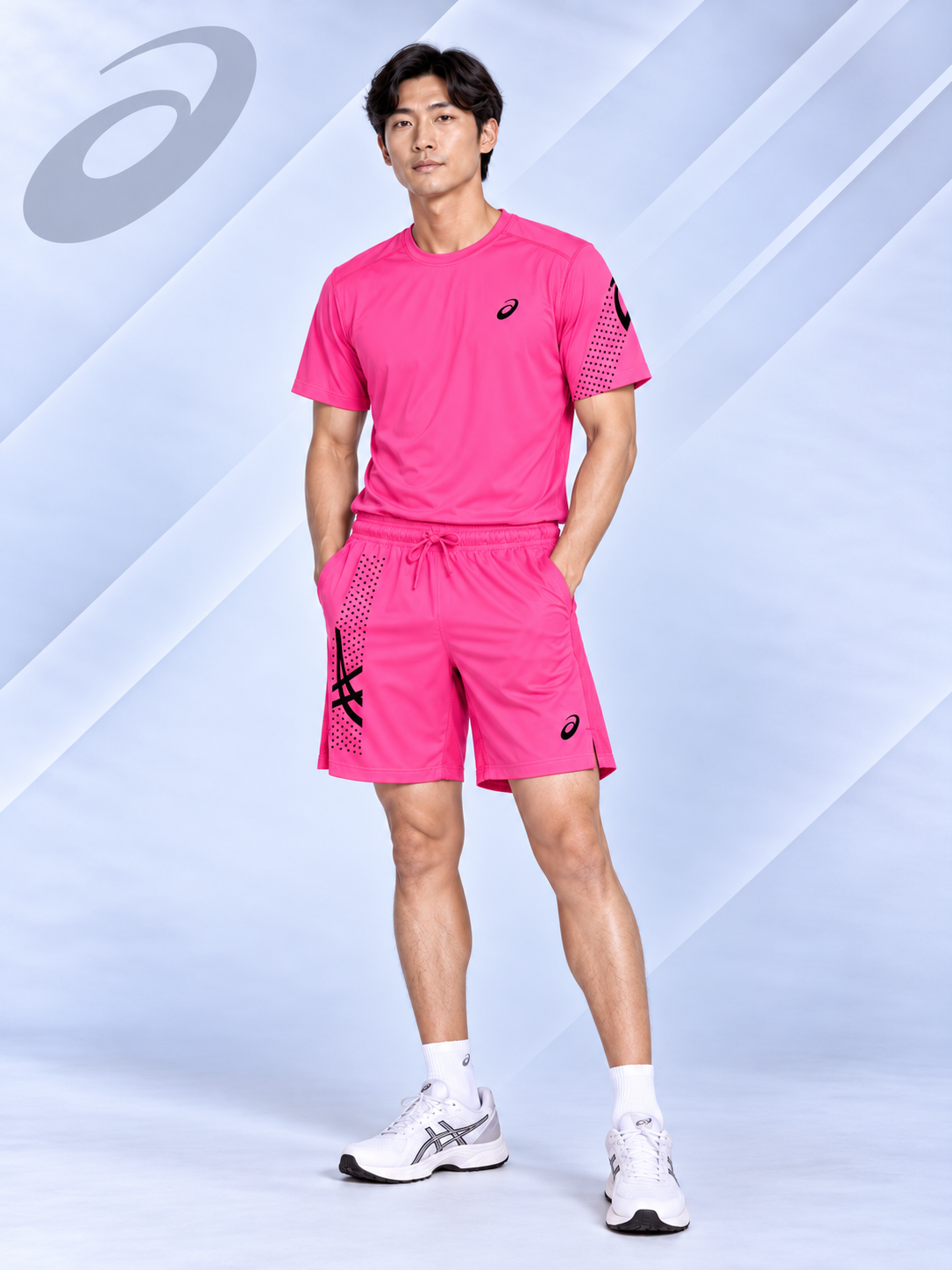 ASICS T-SHIRT AND SHORTS SETS