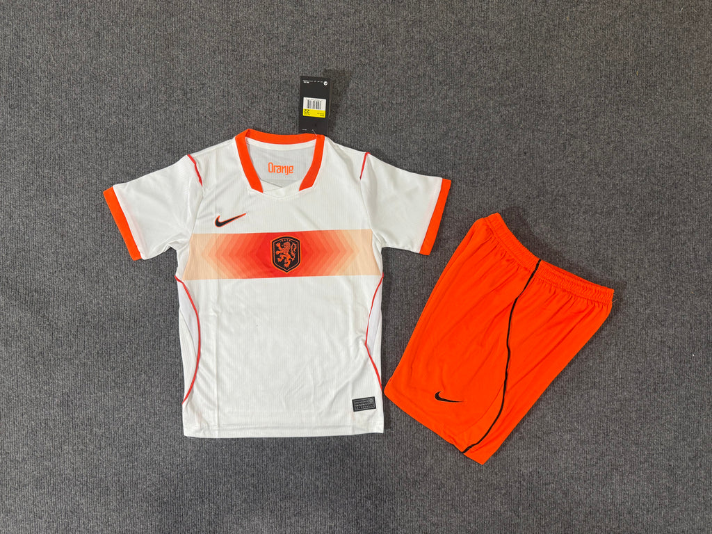 Kids Netherlands Away 2026 World Cup Kit