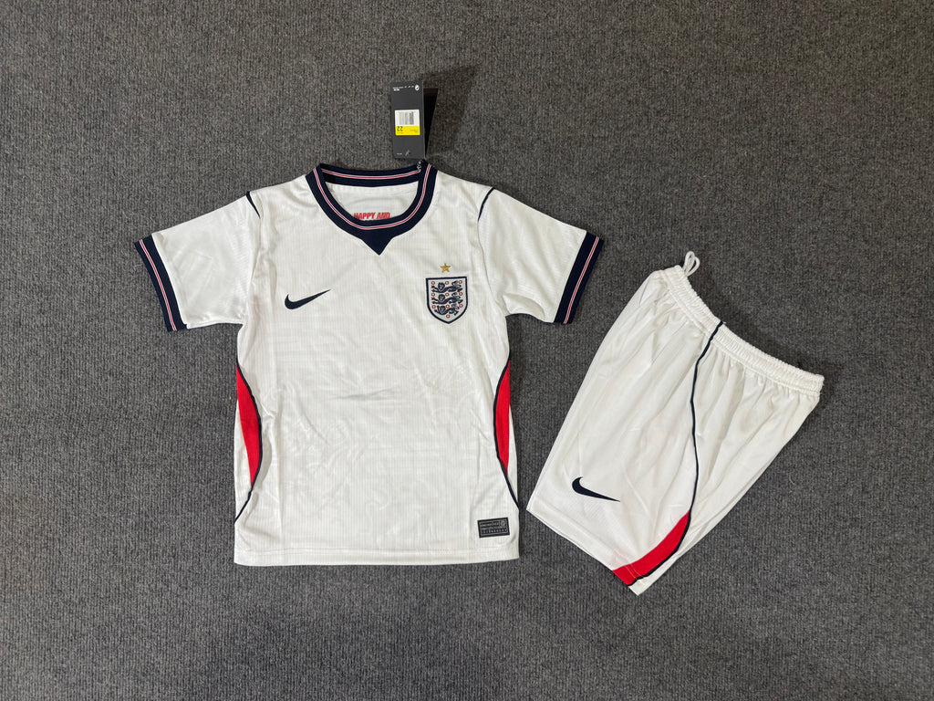 Kids England Home 2026 World Cup Kit