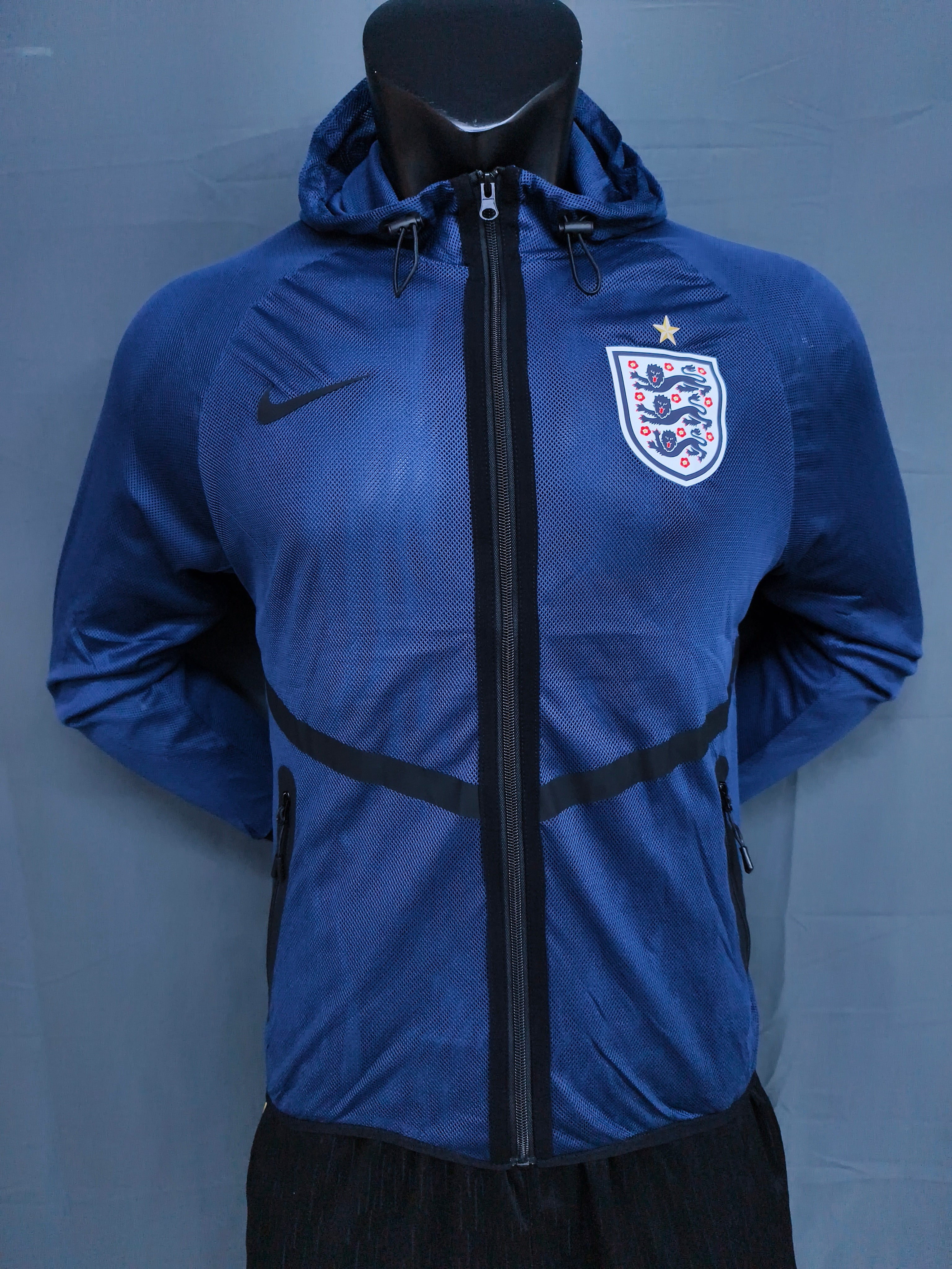 England International Football Jacket (Navy Blue)