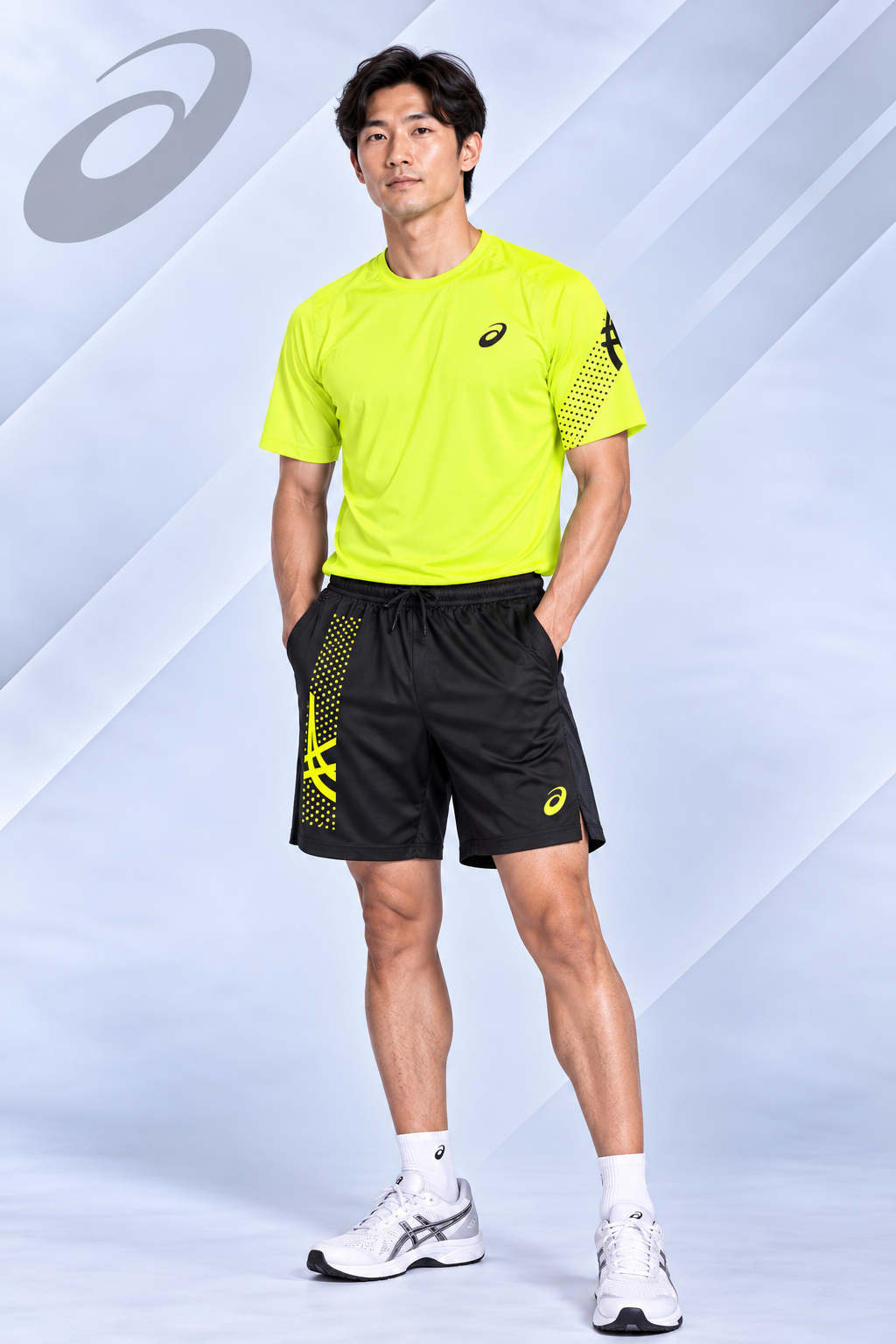 ASICS T-SHIRT AND SHORTS SETS