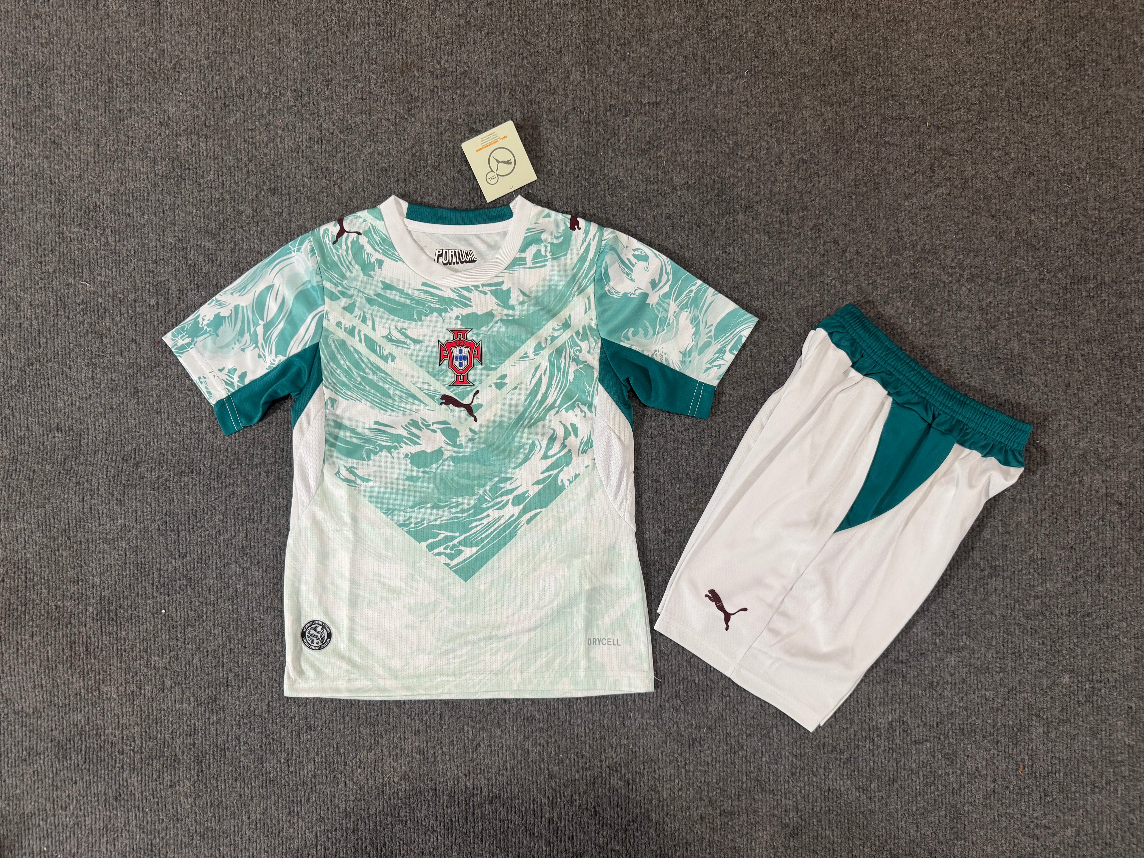 Kids Portugal Away 2026 World Cup Kit